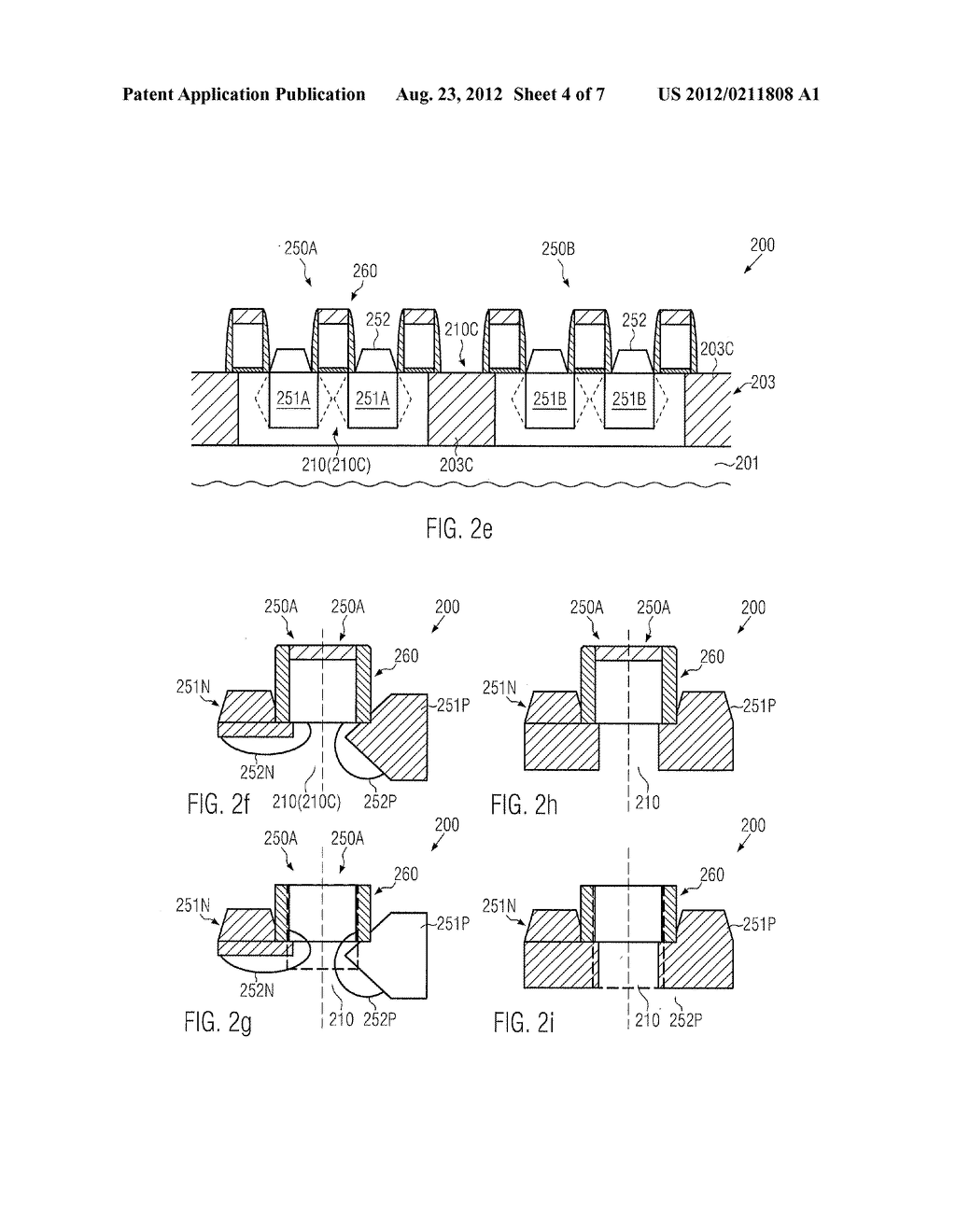 FIN-TRANSISTOR FORMED ON A PATTERNED STI REGION BY LATE FIN ETCH - diagram, schematic, and image 05