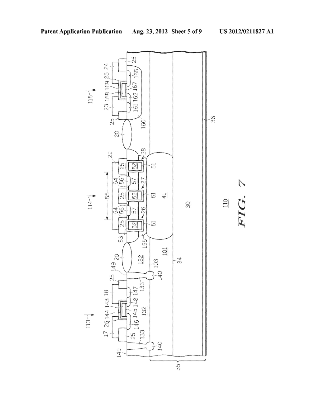 METHOD OF FORMING AN INTEGRATED POWER DEVICE AND STRUCTURE - diagram, schematic, and image 06