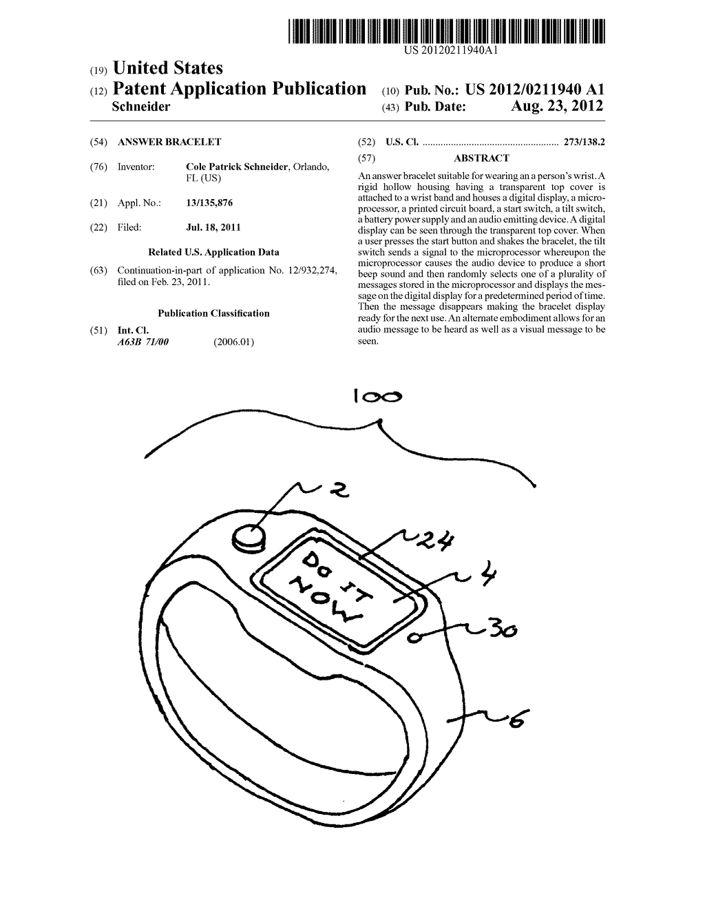 Answer bracelet - diagram, schematic, and image 01