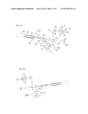 RETRACTABLE WHEEL SYSTEM FOR SNOWMOBILE SKI diagram and image