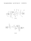 RETRACTABLE WHEEL SYSTEM FOR SNOWMOBILE SKI diagram and image