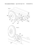 RETRACTABLE WHEEL SYSTEM FOR SNOWMOBILE SKI diagram and image