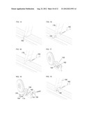 RETRACTABLE WHEEL SYSTEM FOR SNOWMOBILE SKI diagram and image