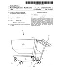 Manually Driven Cart with Biased-Direction Rear Wheels diagram and image