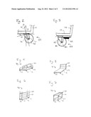 Manually Driven Cart with Biased-Direction Rear Wheels diagram and image