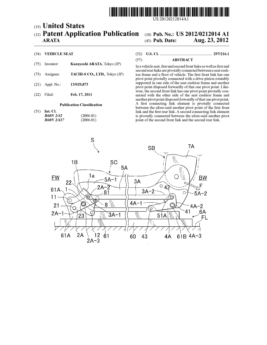 VEHICLE SEAT - diagram, schematic, and image 01