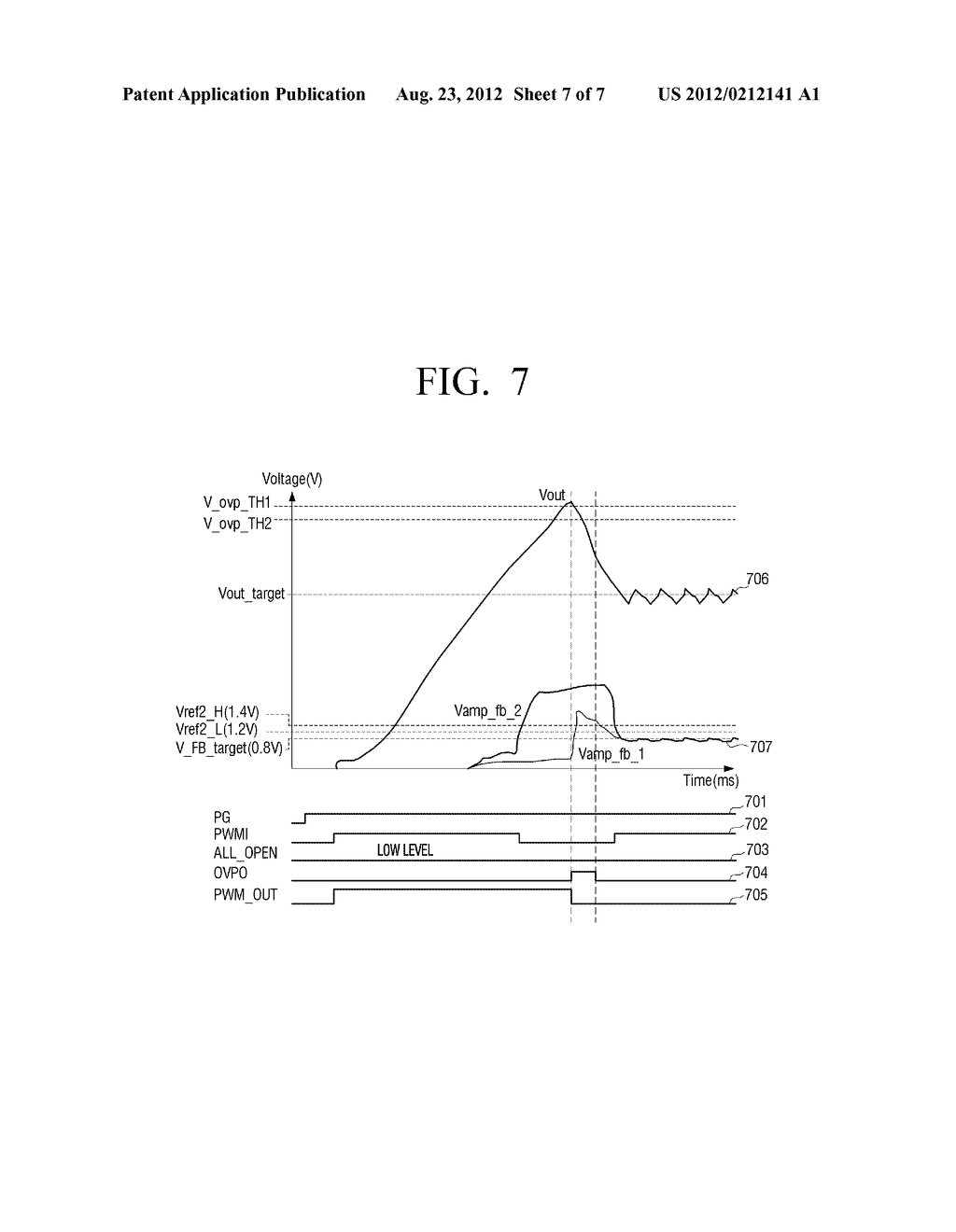 PWM CONTROLLING CIRCUIT AND LED DRIVER CIRCUIT HAVING THE SAME - diagram, schematic, and image 08