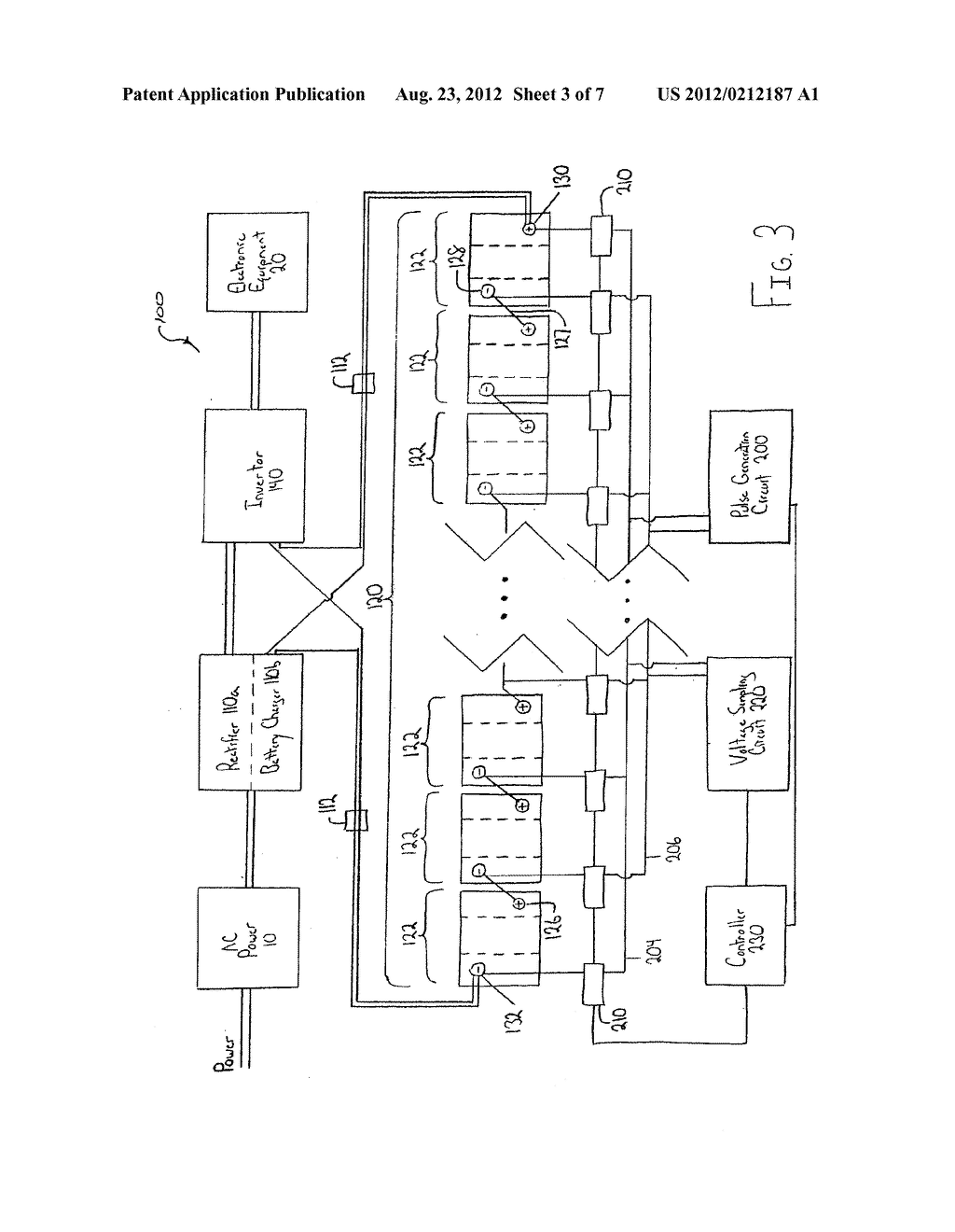 System and Method for Applying Pulsation Energy to Online Battery Backup     Systems - diagram, schematic, and image 04