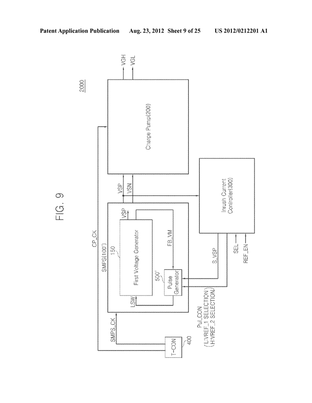 POWER SUPPLY APPARATUSES FOR PREVENTING LATCH-UP OF CHARGE PUMP AND     METHODS THEREOF - diagram, schematic, and image 10