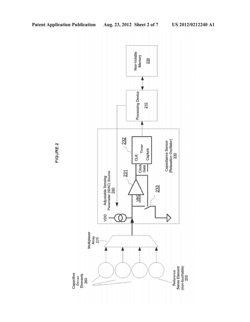 DETECTION OF A CONDUCTIVE OBJECT DURING AN INITIALIZATION PROCESS OF A     TOUCH-SENSING DEVICE - diagram, schematic, and image 03