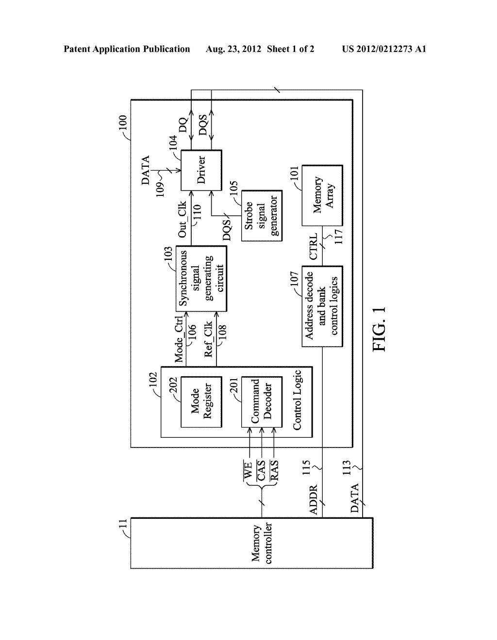 SYNCHRONOUS SIGNAL GENERATING CIRCUIT - diagram, schematic, and image 02