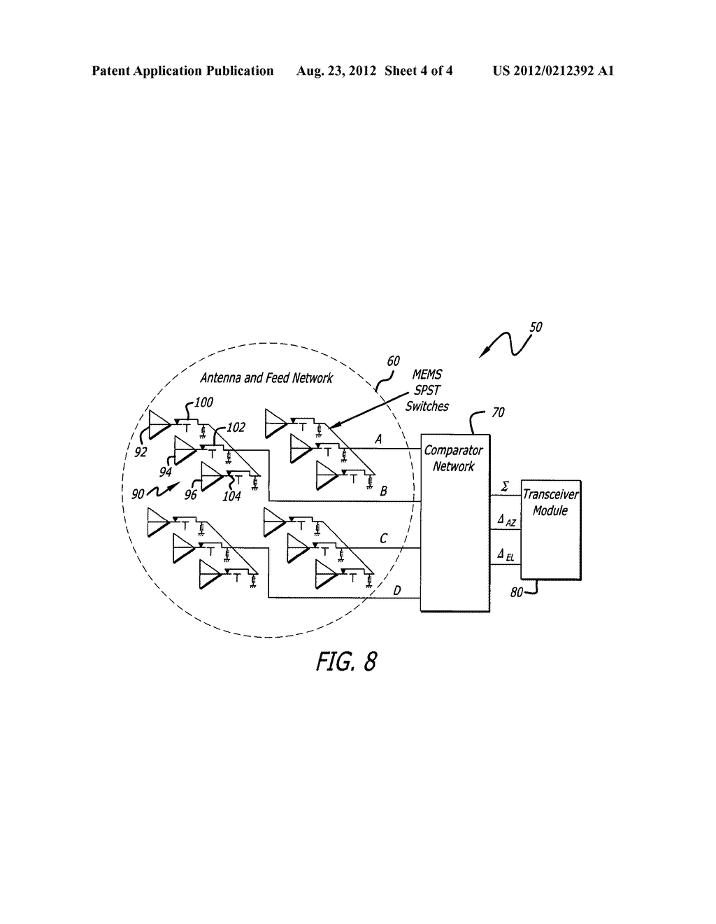 System and method for passive protection of an antenna feed network - diagram, schematic, and image 05