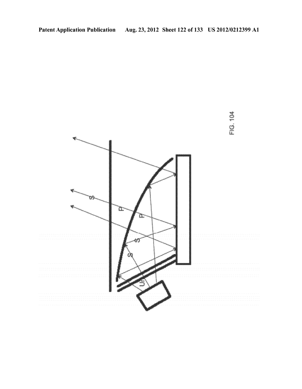 SEE-THROUGH NEAR-EYE DISPLAY GLASSES WHEREIN IMAGE LIGHT IS TRANSMITTED TO     AND REFLECTED FROM AN OPTICALLY FLAT FILM - diagram, schematic, and image 123