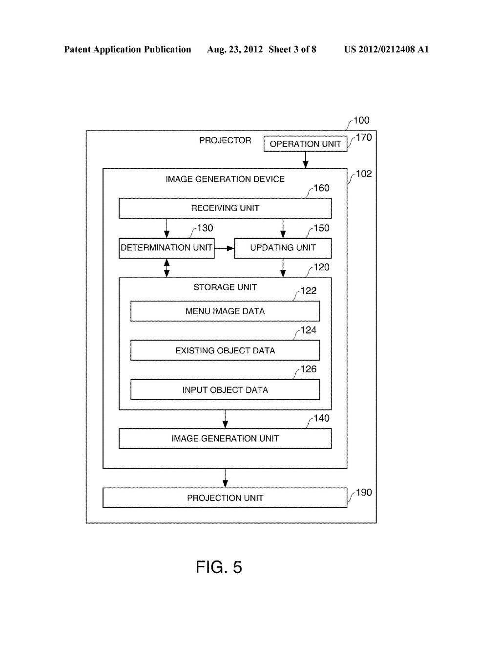 IMAGE GENERATION DEVICE, PROJECTOR, AND IMAGE GENERATION METHOD - diagram, schematic, and image 04