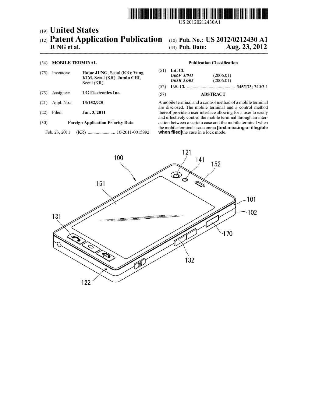 MOBILE TERMINAL - diagram, schematic, and image 01