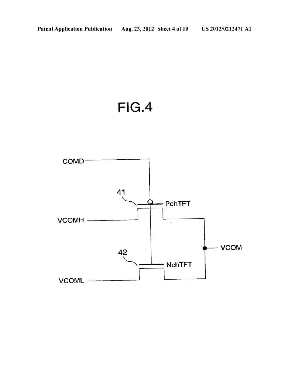 DRIVING CIRCUIT AND VOLTAGE GENERATING CIRCUIT AND DISPLAY UNIT USING THE     SAME - diagram, schematic, and image 05