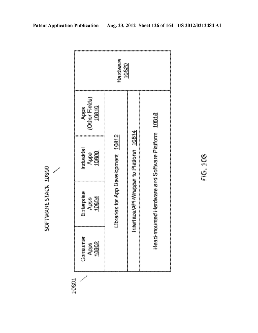 SYSTEM AND METHOD FOR DISPLAY CONTENT PLACEMENT USING DISTANCE AND     LOCATION INFORMATION - diagram, schematic, and image 127