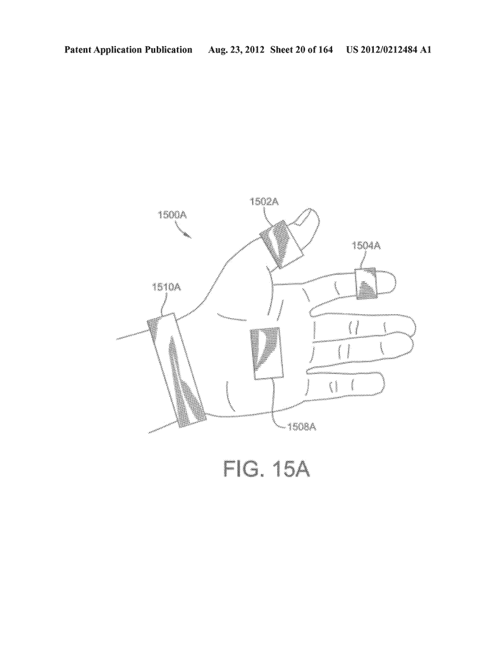 SYSTEM AND METHOD FOR DISPLAY CONTENT PLACEMENT USING DISTANCE AND     LOCATION INFORMATION - diagram, schematic, and image 21