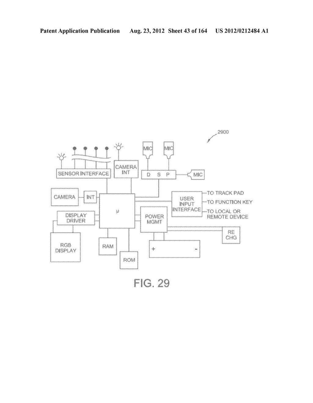 SYSTEM AND METHOD FOR DISPLAY CONTENT PLACEMENT USING DISTANCE AND     LOCATION INFORMATION - diagram, schematic, and image 44