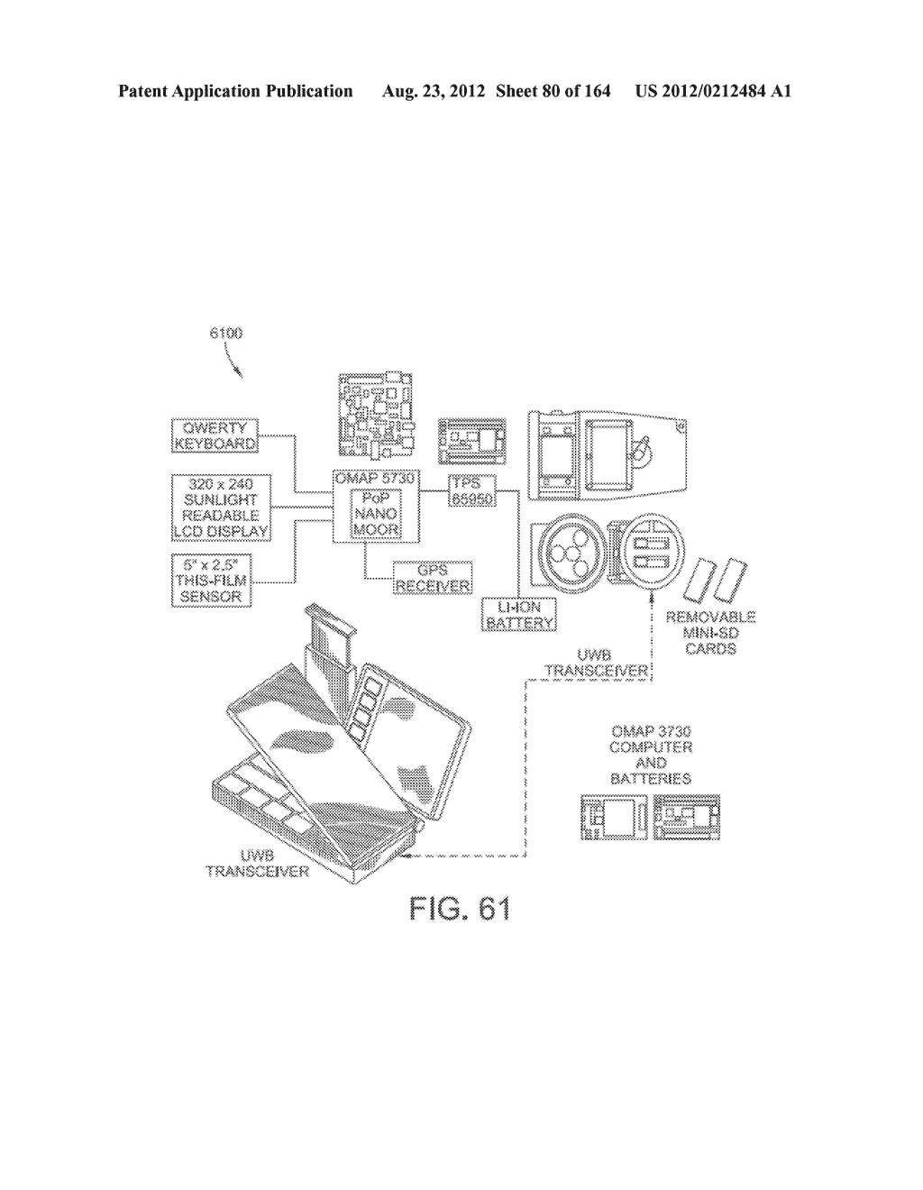 SYSTEM AND METHOD FOR DISPLAY CONTENT PLACEMENT USING DISTANCE AND     LOCATION INFORMATION - diagram, schematic, and image 81