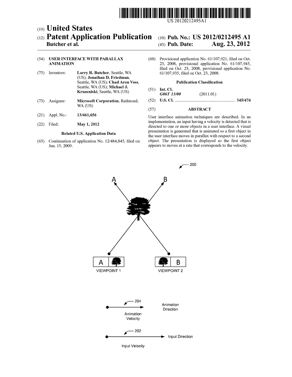 User Interface with Parallax Animation - diagram, schematic, and image 01