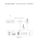 SYSTEM AND METHOD FOR DISPLAY CONTENT CONTROL DURING GLASSES MOVEMENT diagram and image