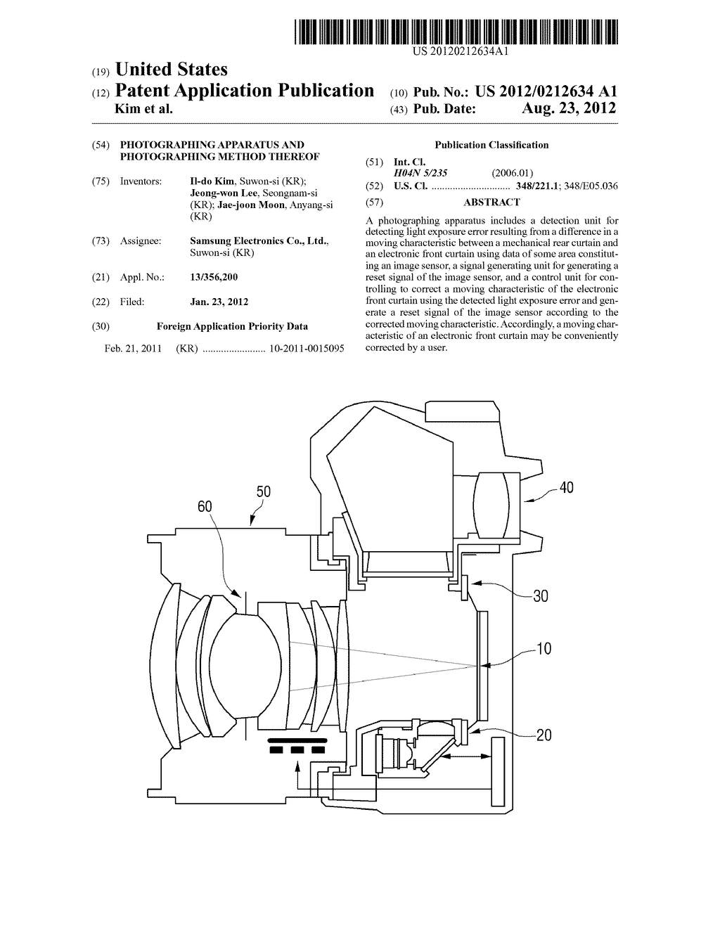 PHOTOGRAPHING APPARATUS AND PHOTOGRAPHING METHOD THEREOF - diagram, schematic, and image 01