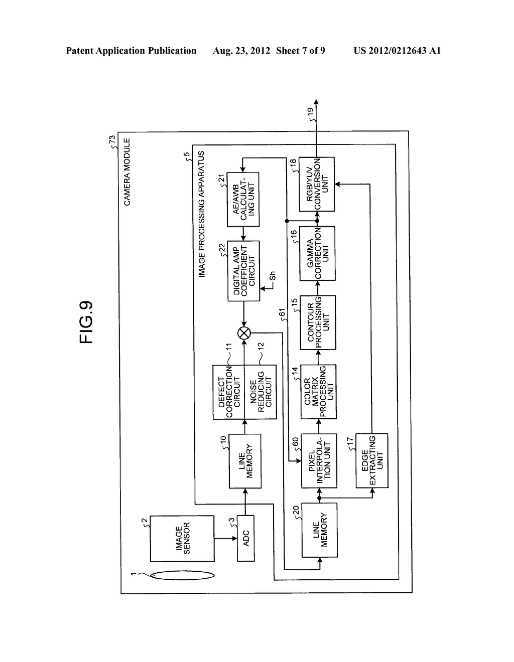 IMAGE PROCESSING APPARATUS, IMAGE PROCESSING METHOD, AND CAMERA MODULE - diagram, schematic, and image 08