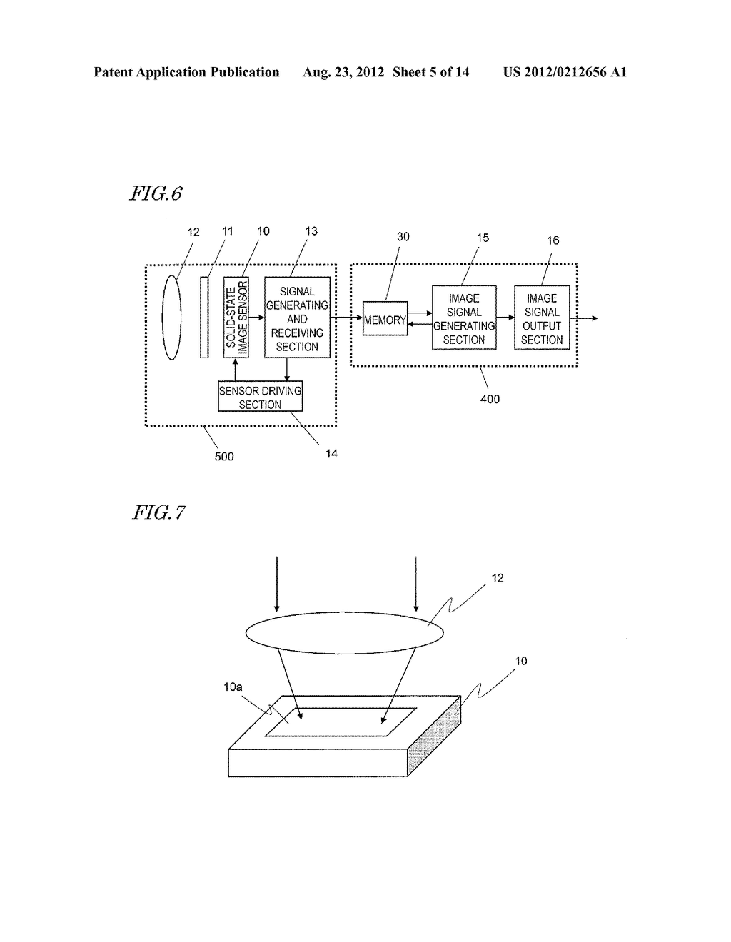 SOLID-STATE IMAGING ELEMENT AND IMAGING DEVICE - diagram, schematic, and image 06