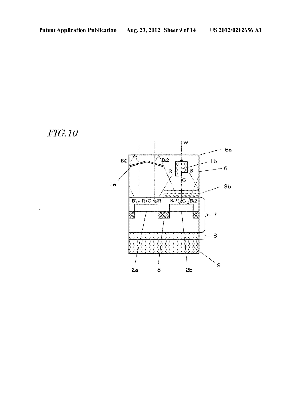 SOLID-STATE IMAGING ELEMENT AND IMAGING DEVICE - diagram, schematic, and image 10