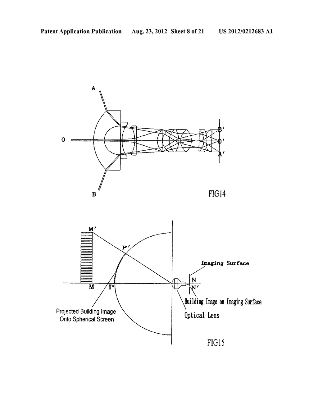 Projection system and method of curved film - diagram, schematic, and image 09