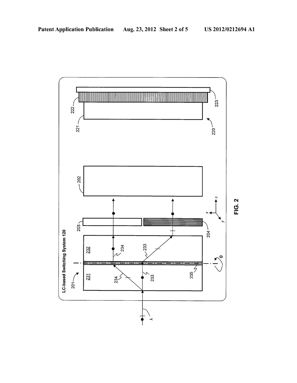 Liquid Crystal Optical Device Configured to Reduce Polarization Dependent     Loss and Polarization Mode Dispersion - diagram, schematic, and image 03