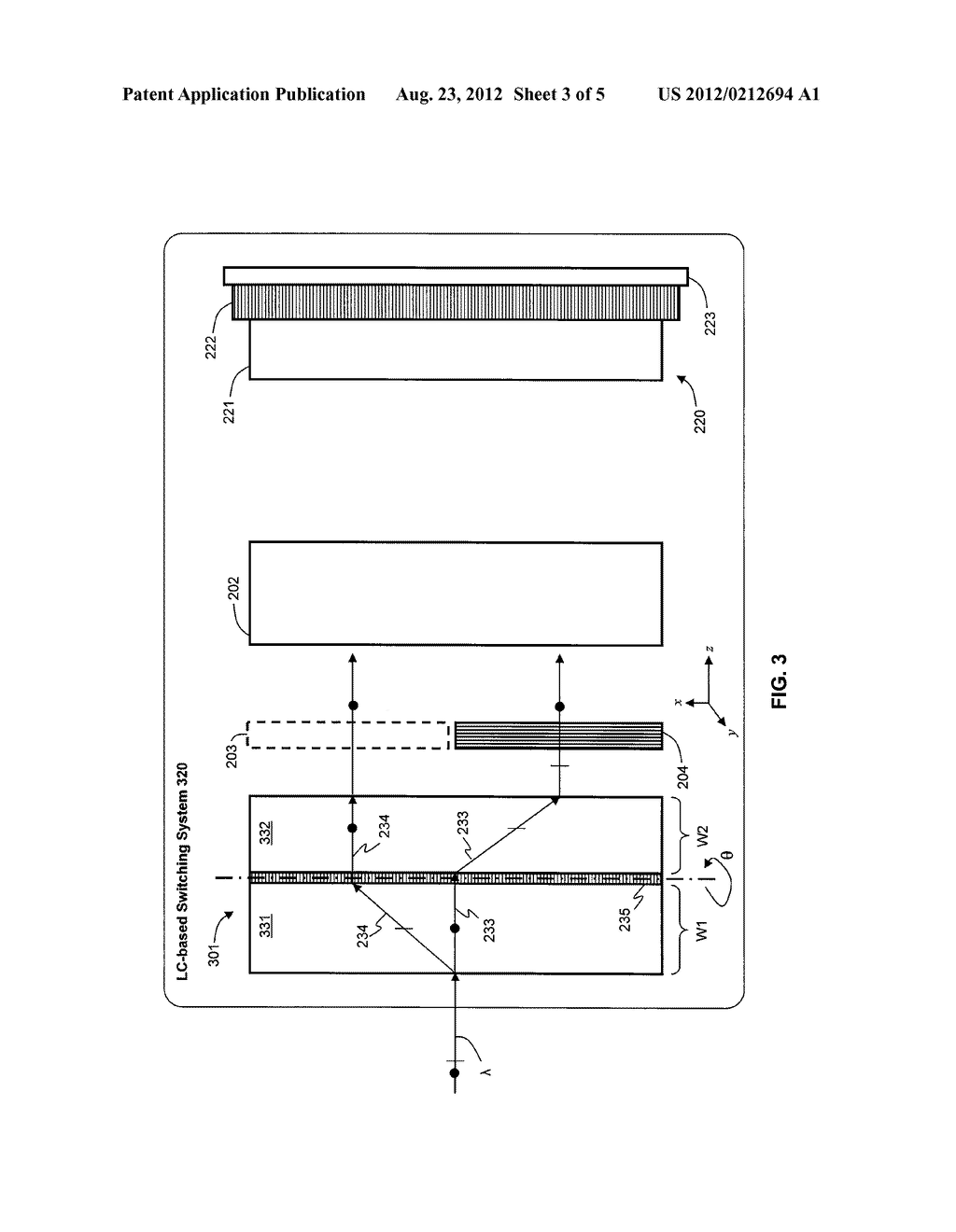 Liquid Crystal Optical Device Configured to Reduce Polarization Dependent     Loss and Polarization Mode Dispersion - diagram, schematic, and image 04