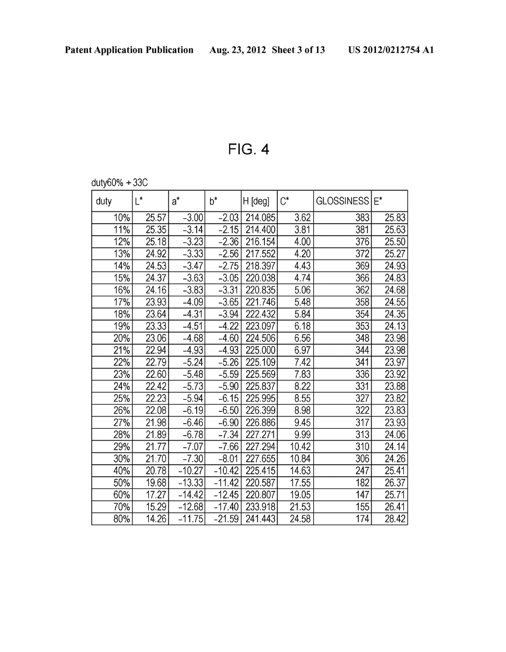 RECORDING APPARATUS AND COLOR SAMPLE TABLE - diagram, schematic, and image 04