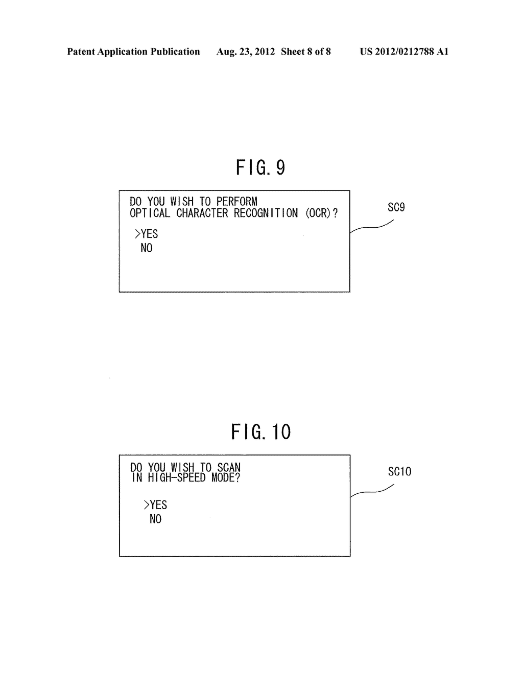 CONTROL DEVICE CONTROLLING SCAN OPERATION - diagram, schematic, and image 09