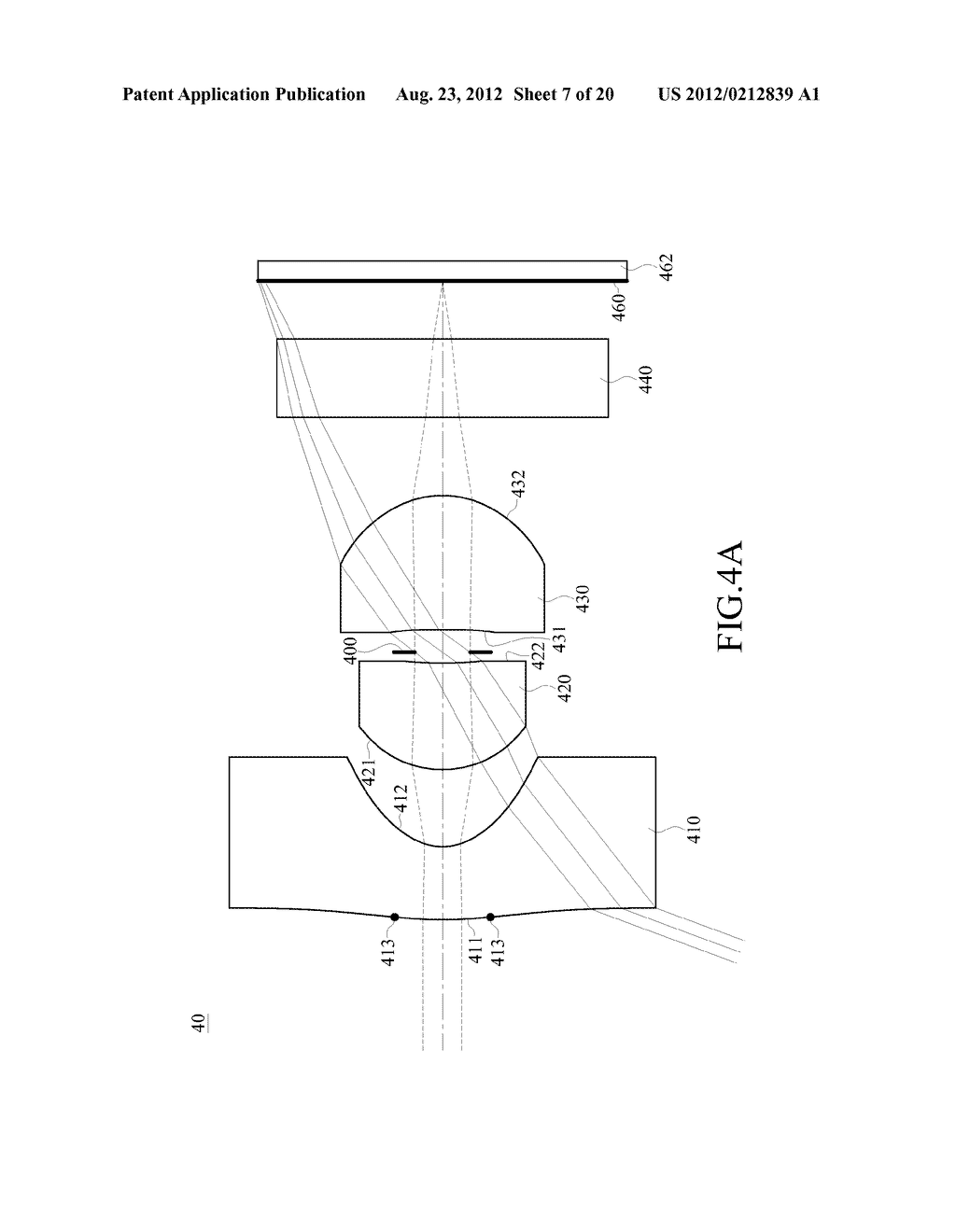 WIDE VIEWING ANGLE OPTICAL LENS ASSEMBLY - diagram, schematic, and image 08