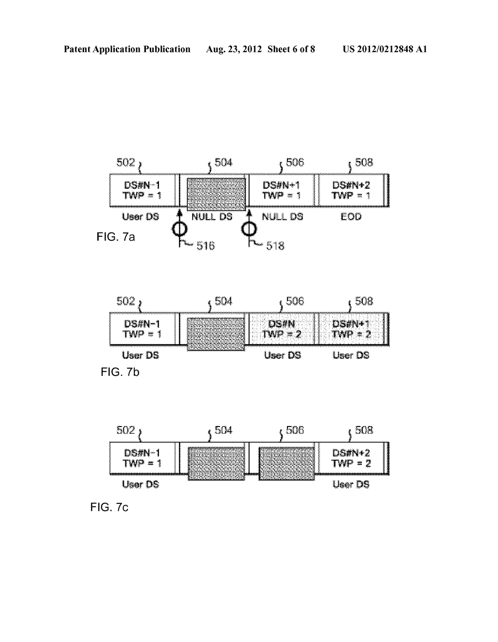 OVERWRITE CONTROL METHOD FOR DATA IN TAPE RECORDING APPARATUS, AND TAPE     RECORDING APPARATUS - diagram, schematic, and image 07