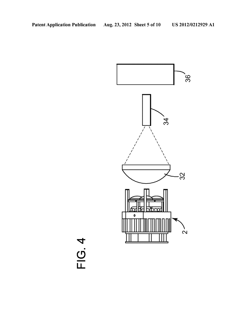 Light Emitting Diode Array Illumination System with Recycling - diagram, schematic, and image 06