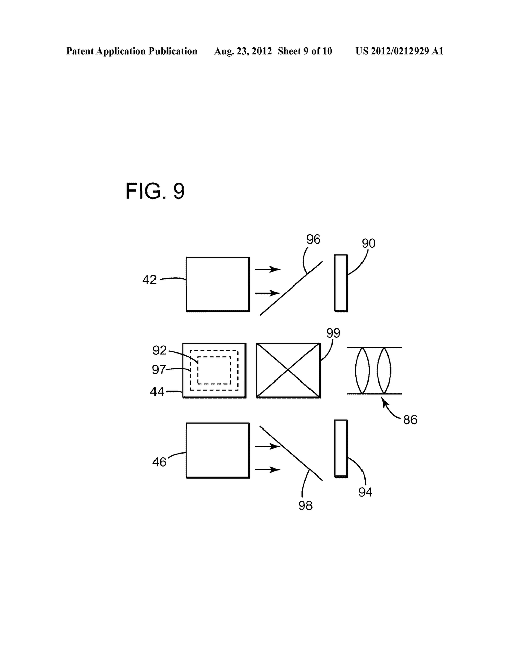 Light Emitting Diode Array Illumination System with Recycling - diagram, schematic, and image 10