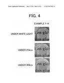 LIGHT-EMITTING GLASS, LIGHT-EMITTING DEVICE EQUIPPED WITH THE     LIGHT-EMITTING GLASS, AND PROCESS FOR PRODUCING LIGHT-EMITTING GLASS diagram and image