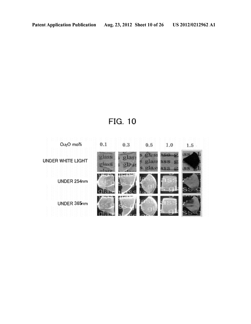 LIGHT-EMITTING GLASS, LIGHT-EMITTING DEVICE EQUIPPED WITH THE     LIGHT-EMITTING GLASS, AND PROCESS FOR PRODUCING LIGHT-EMITTING GLASS - diagram, schematic, and image 11