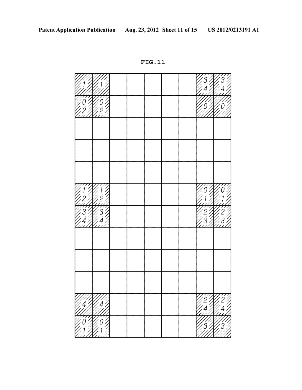 METHOD FOR MAPPING AND TRANSMITTING DEMODULATION REFERENCE SIGNAL (DM-RS),     COMMUNICATION TERMINAL DEVICE USING SAME, APPARATUS FOR TRANSMITTING     DM-RS, AND METHOD FOR RECEIVING DM-RS - diagram, schematic, and image 12