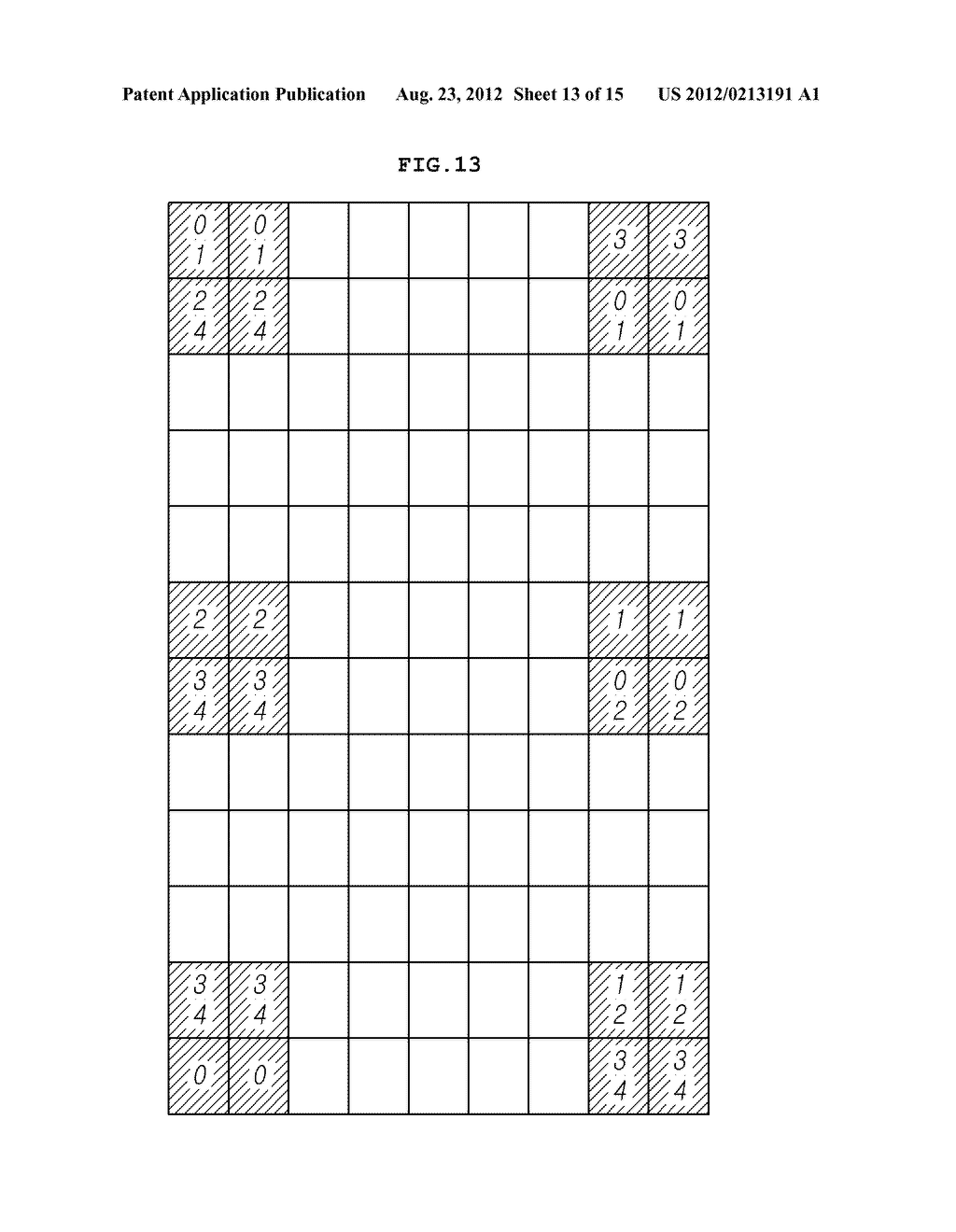 METHOD FOR MAPPING AND TRANSMITTING DEMODULATION REFERENCE SIGNAL (DM-RS),     COMMUNICATION TERMINAL DEVICE USING SAME, APPARATUS FOR TRANSMITTING     DM-RS, AND METHOD FOR RECEIVING DM-RS - diagram, schematic, and image 14