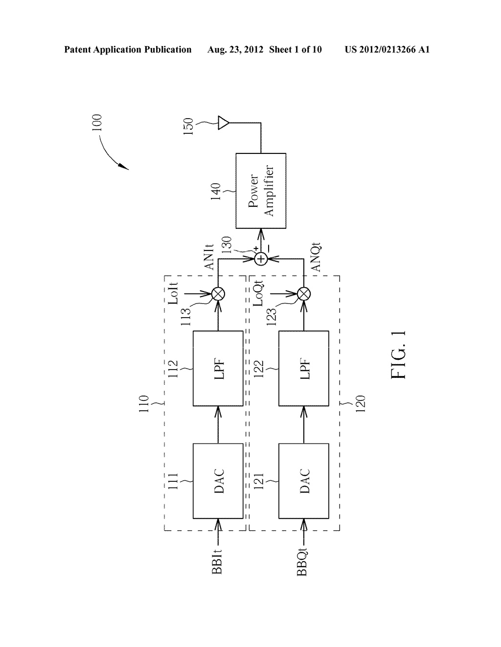 METHODS AND APPARATUSES  OF CALIBRATING I/Q MISMATCH IN COMMUNICATION     CIRCUIT - diagram, schematic, and image 02