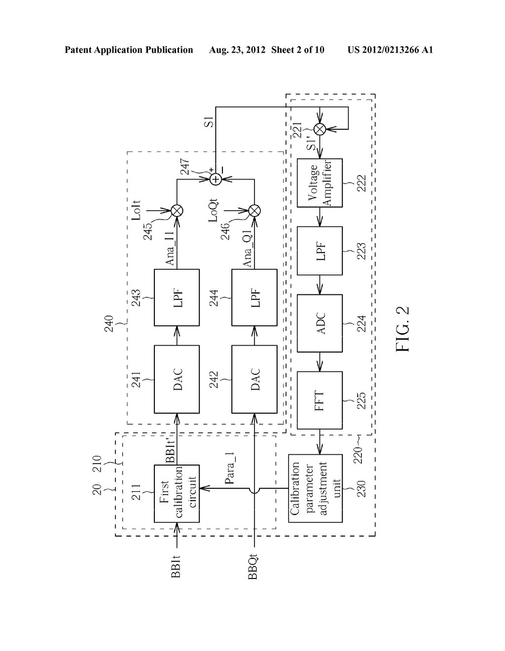 METHODS AND APPARATUSES  OF CALIBRATING I/Q MISMATCH IN COMMUNICATION     CIRCUIT - diagram, schematic, and image 03