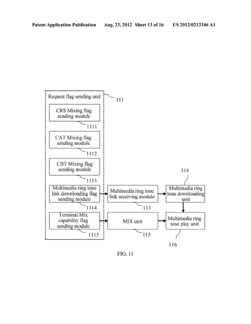 METHOD, SERVER AND TERMINAL DEVICE FOR PLAYING MULTIMEDIA RING TONE DURING     CALL - diagram, schematic, and image 14