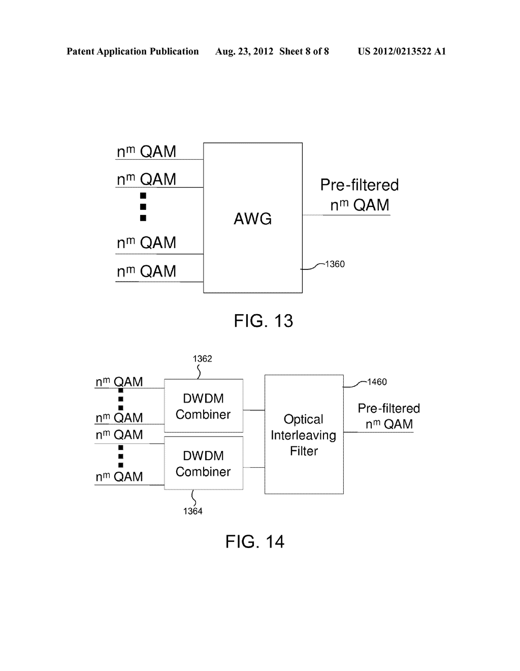 GENERATING HIGHER-LEVEL QUADRATURE AMPLITUDE MODULATION (QAM) USING A     DELAY LINE INTERFEROMETER AND SYSTEMS AND METHODS INCORPORATING SAME - diagram, schematic, and image 09