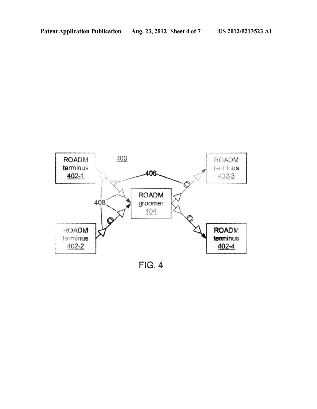 OPTICAL-LAYER TRAFFIC GROOMING AT AN OFDM SUBCARRIER LEVEL WITH     PHOTODETECTION CONVERSION OF AN INPUT OPTICAL OFDM TO AN ELECTRICAL     SIGNAL - diagram, schematic, and image 05