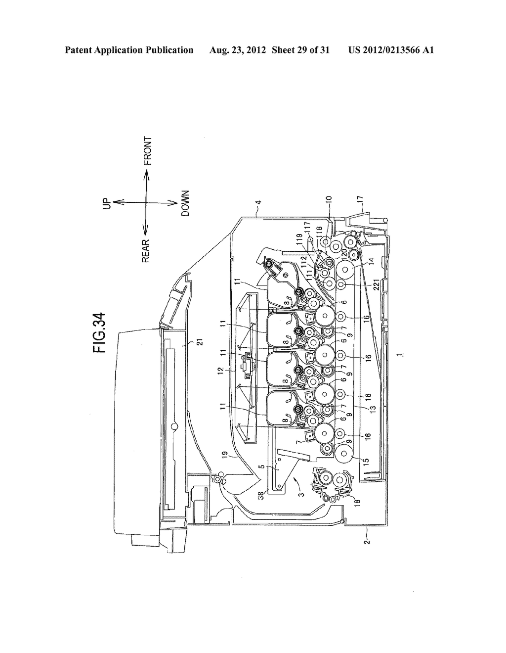 IMAGE-FORMING DEVICE HAVING WASTE DEVELOPER MATERIAL ACCOMMODATING PART     AND DEVELOPER MATERIAL UNIT HAVING THE SAME - diagram, schematic, and image 30