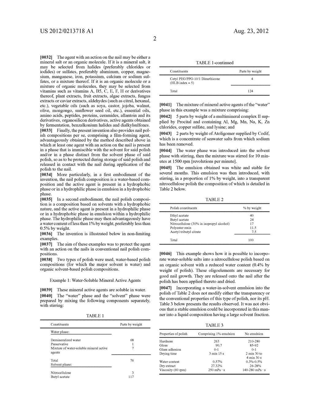 METHOD FOR ADDING ACTIVE INGREDIENTS TO A NAIL VARNISH AND NAIL VARNISH     THUS PREPARED - diagram, schematic, and image 03